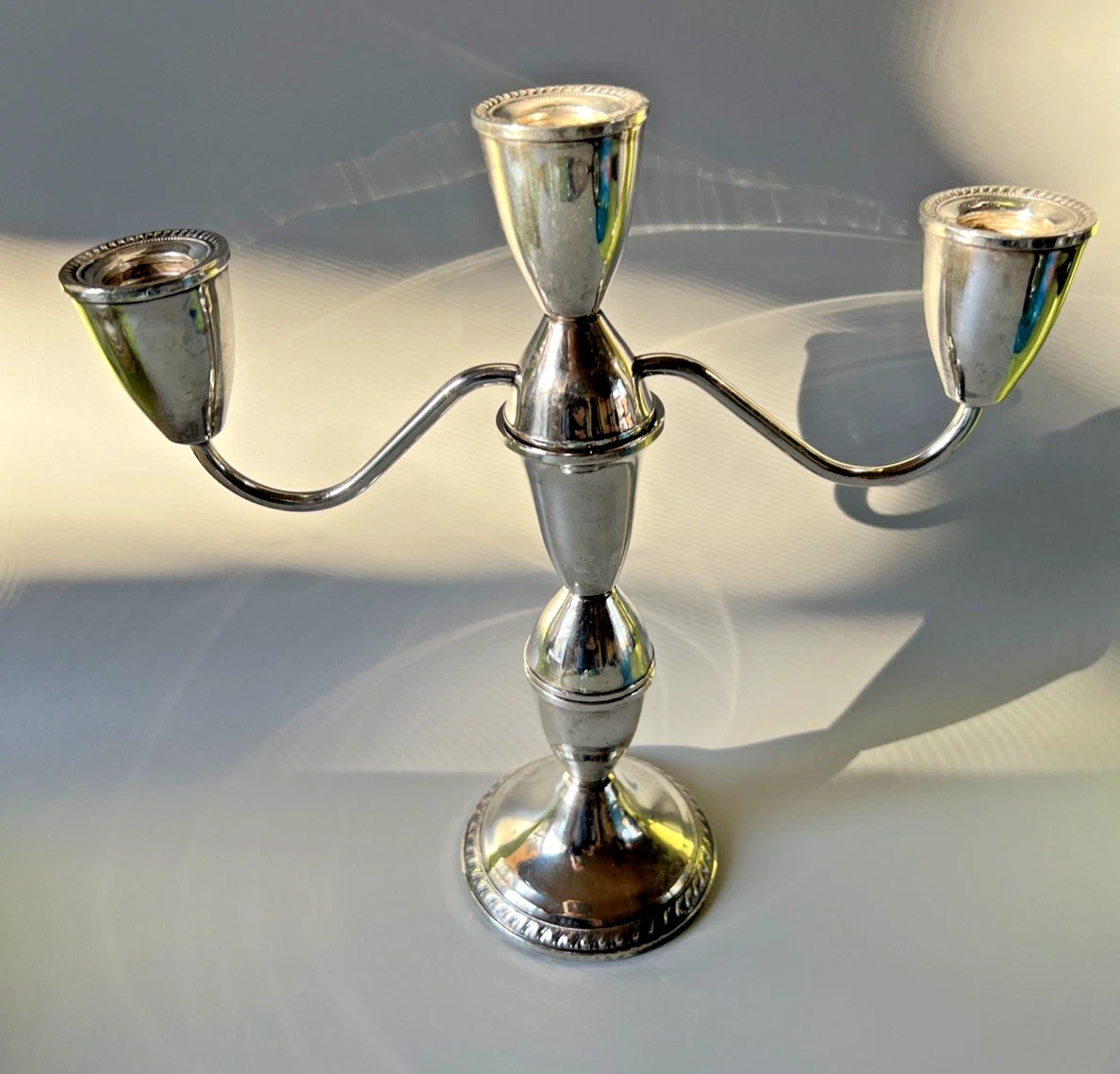 Duchin Creation In Antique Us Sterling Silver Candlesticks