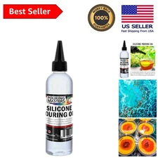 100% Silicone Pouring Oil – 6oz Cell Creation Medium for Fluid Art Masterpieces