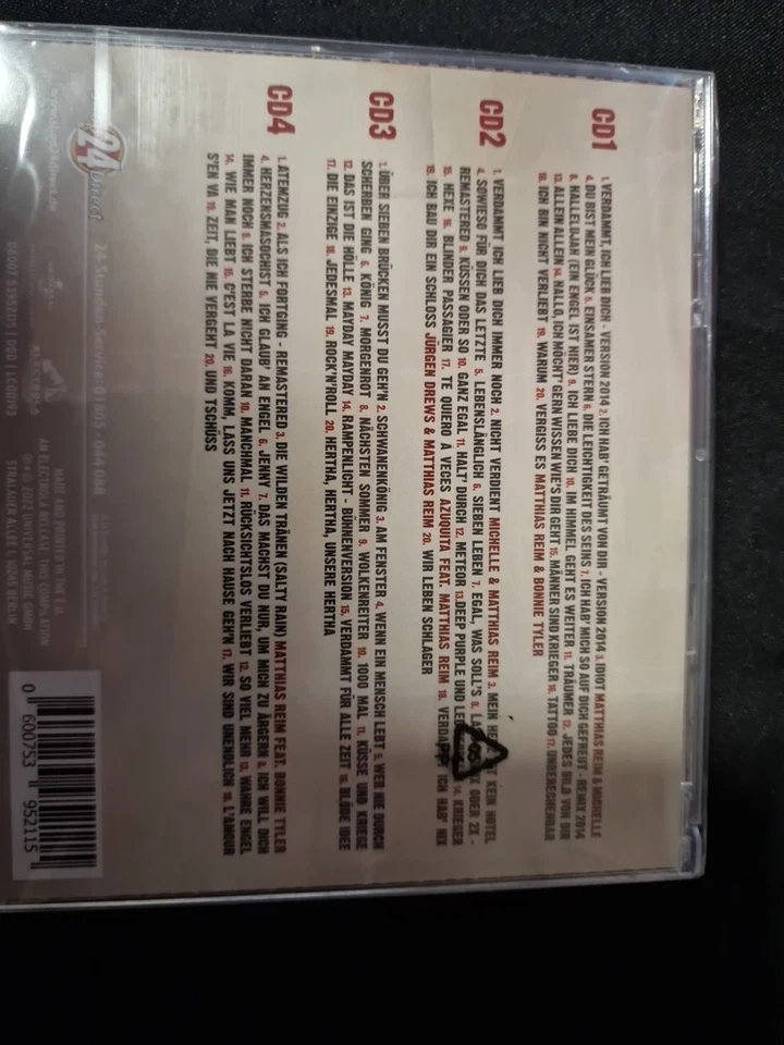 Matthias Reim Die Hit -Kollektion 4Cds 80 Titel - Bild 2 von 4