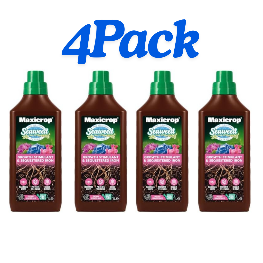 PPSI61L Sequestered Iron, 1L - Iron Infused Natural Seaweed Extract 4PAck