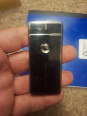 Tesla Coil Lighter USB Rechargeable Windproof  Dual Arc Lighter Gun Metal Tested