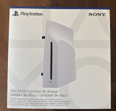 Sony Disc Drive for PS5 Slim Digital Edition Consoles - White