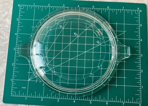 Vintage Pyrex 681-C-26 Replacement Clear Glass Lid with Tabs 681C