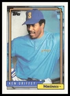 1992 Topps #250 Ken Griffey Seattle Mariners Baseball Card