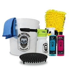 Mr. Detroit - 7pc Car Wash Kit w/Foam Blaster Car Wash Soap & More for Detailing
