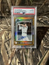 2024 Donruss Colson Montgomery Optics Signatures -Gold Gem MT 10  01/10!!