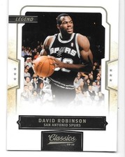 DAVID ROBINSON SERIAL /999 2009-10 PANINI CLASSICS LEGEND 111 SAN ANTONIO SPURS