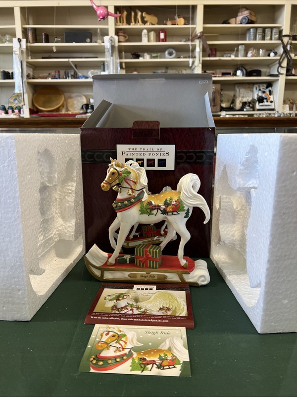 Trail of Painted Ponies Figurine SLEIGH RIDE NIB 1E/0674 *flaw*