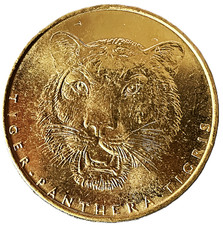 Souvenir-& Sammelm&uuml;nze Zoo Bratislava (Slowakei) Motiv: Tiger