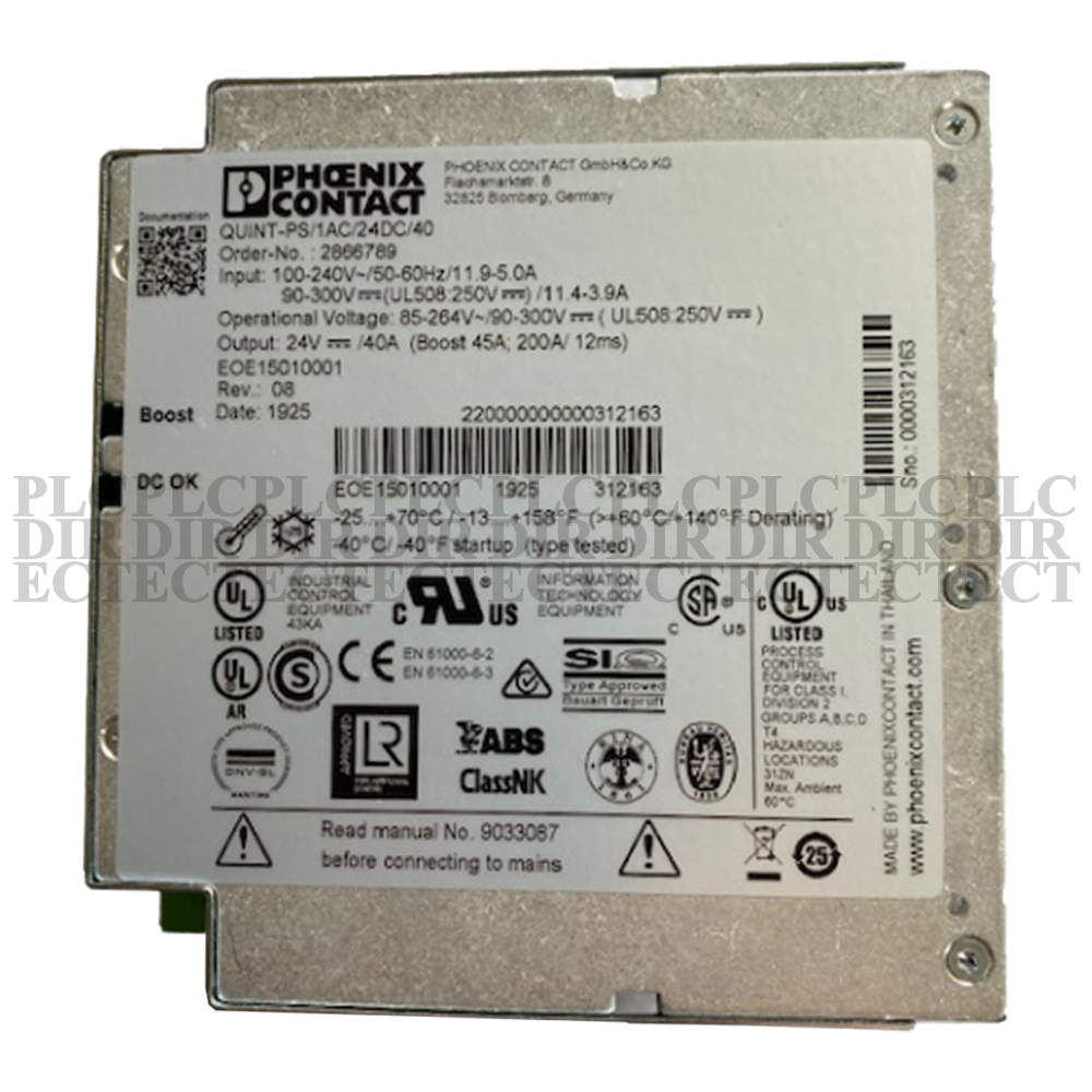 New In Box PHOENIX CONTACT QUINT-PS/1AC/24DC/40 2866789 New In Box PHOENIX CONTACT QUINT-PS/1AC/24DC/40 2866789