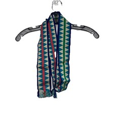 Vintage Handwoven American Ceremonial Sash 68 x 2.5 inches Multicolor Fringe