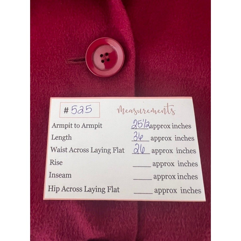 KS Selection Red Button Up Pockets Collared To Kn… - image 6