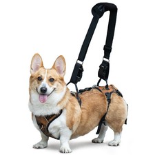 Large Dog Lift Harness Sling Carrier w/ Handle Shoulder Strap for Rear Legs