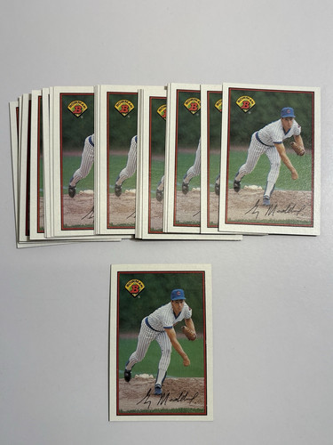 (24) 1989 Bowman GREG MADDUX #284 Gradeable Factory Set Fresh Lot - Bild 1 von 3