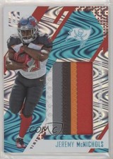 2017 Panini Unparalleled Teal Swirlorama 2/25 Jeremy McNichols #RS-JE Patch 0c3