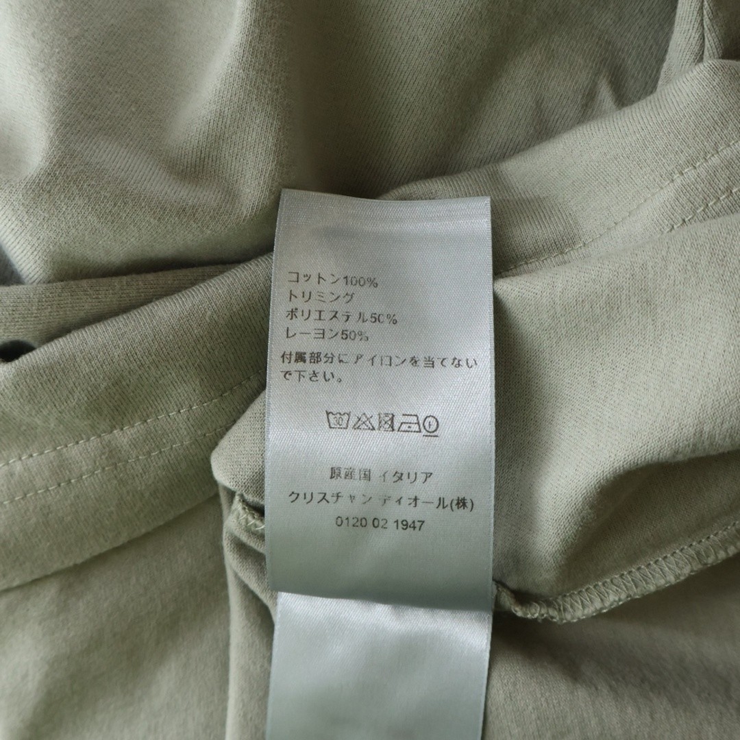 Christian Dior 23AW CD Patch Logo Crew Neck Short Sleeve T-shirt Top Khaki Used thumbnail 8