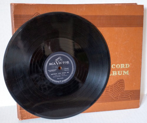 ELVIS PRESLEY Love Me Tender/Anyway You Want Me 78rpm 10" RCA Victor Canada 1956