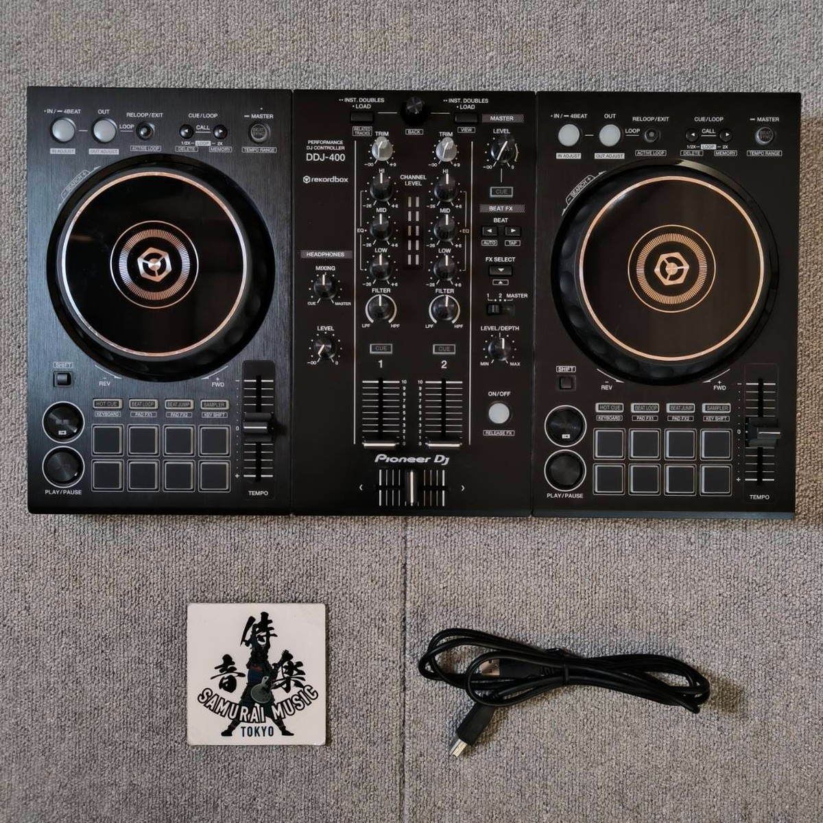 Pioneer DJ DDJ-400 DDJ400-N 2-Channel 2ch DJ Controller W