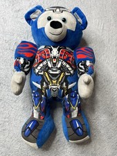 Transformers 2016 Authentic Build A Bear Blue  Plush Toy 17"