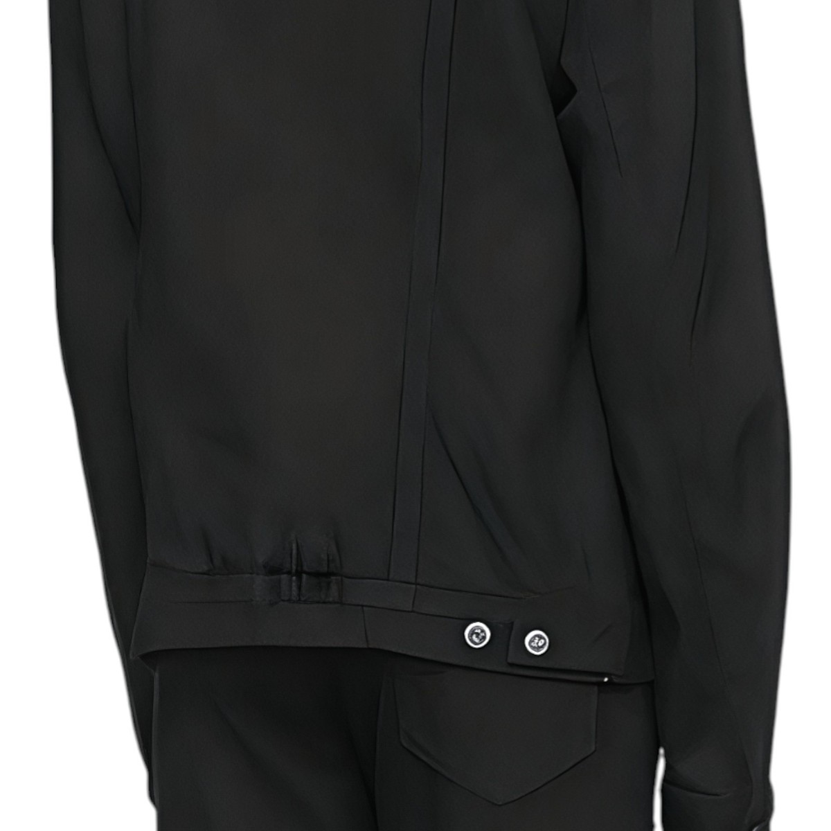 HELMUT LANG ブラックジャケット Pサイズ Helmut Lang Black Hand Print Zip Denim Jacket | Garmentory
