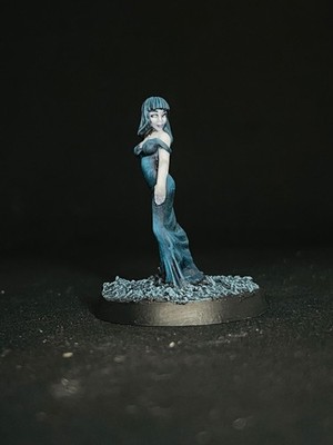 Painted Jahenna, Female Vampire from Reaper Miniatures, succubus D&D Painted
