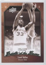 2009 Upper Deck Greats of the Game Numbered to 199 /199 Lionel Hollins #24 9bp