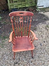 Large Vintage Solid Wood