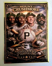 Pirates Greats CLEMENTE,Parker, Vern LAW AND STARGELL MOUNT CRUSHMORE SERIES
