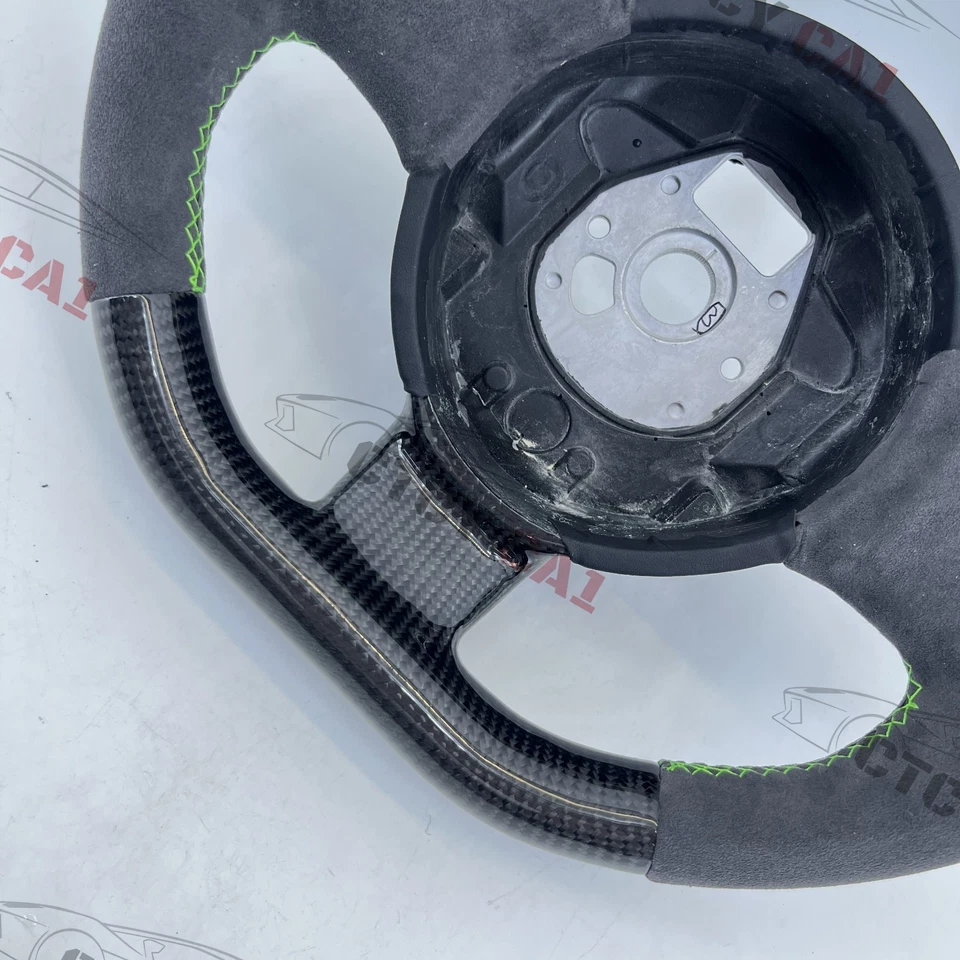 Custom carbon fiber Steering Wheel for Lamborghini Gallardo 2004-2014/ Alcantara - Image 3 of 4