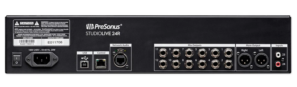 PRESONUS Studiolive 24R 24-Channel Digital Rack Mount Mixer w/24 XMAX Preamps - Image 4 of 4