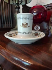 Vintage Greenbrier Resort Hotel Brier Pattern Matchstick Holder Syracuse China