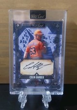 2024 Wild Card 5 Card Draw Colin Barber Blue Platinum Foil Classic #/2 5CDCL-CBA