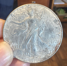 1986 American Silver Eagle 1 oz .999 Fine Silver Dollar First Year Issue