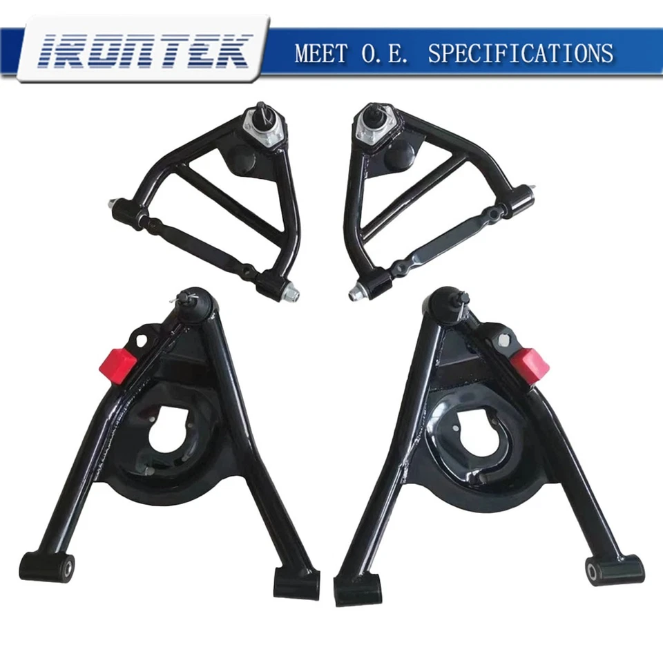 Juego de brazos de control Irontek para Pontiac Firebird Chevrolet Camaro 1970-1981 tubular Foto 2 de 4