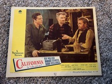Vintage Movie Lobby Card "California" 1947 Ray Milland