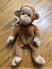 Ty Beanie Baby Bongo the Monkey 1995 Vintage Rare - No Tag
