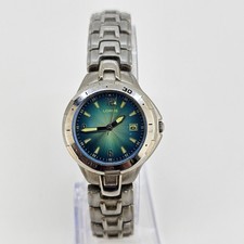 Lorus Watch Women 28MM Multicolor Dial Date Gray Tone Bracelet 7" New Battery