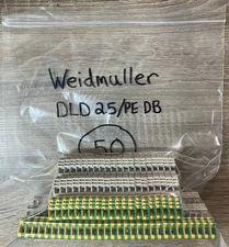 Weidmuller DLD 2.5/PE DB Initiator/Actuator Terminal block, Qty:50