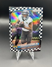 2025 Panini Prizm Travis Etienne Jr. #68 Black & White Checker Prizm