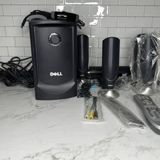 DELL MMS 5650 SOUROUND SOUND 5.1 HOME THEATER SYSTEM PC 5 SPEAKERS W/SUBWOOFER
