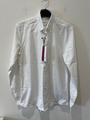 Lindbergh Oxford Shirt Size S Superflex Stretch Cotton Blend White RRP £50
