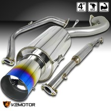 Fits 1995-1999 Mitsubishi Eclipse Rs Gs 2.0l Non Turbo Burnt Tip Exhaust Catback