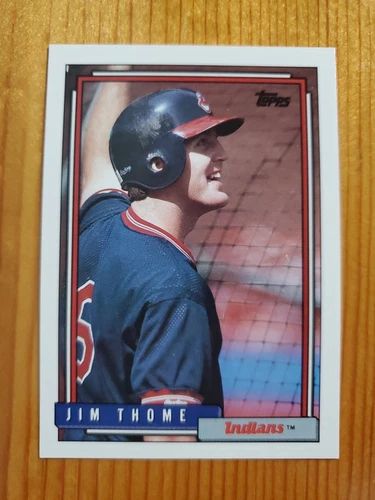 1992 Topps Jim Thome #768 Rookie Card - Cleveland Indians