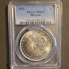 1921 Morgan Silver Dollar $1 PCGS MS64 Uncirculated Cert# 59815766