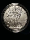 2019 W American Eagle One Oz. Silver Burnished Uncirculated Coin in OGP with COA