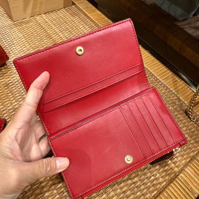 Tory Burch Willa Medium Wallet 169924 Berry $270 | eBay