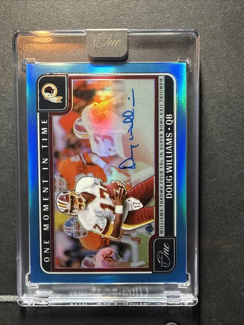 2024 Panini One - One Moment in Time Autographs Doug Williams #390 5/5