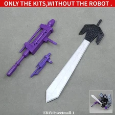 3D DIY Sword Gun Weapon Upgrade Kit For Legacy Menasor Motormaster Accessories