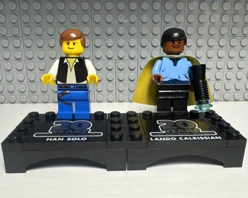 LEGO Star Wars 20th Anniversary Lando Calrissian, And Han Solo Minifigures.