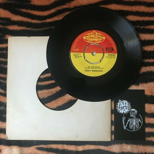 Teddy Randazzo – Big Wide World / Be Sure My Love 7" Vinyl 45RPM - Pop - Pye